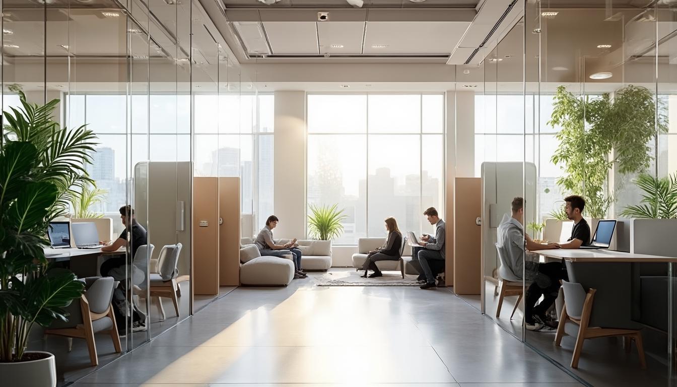 Modern sanctuary space at None